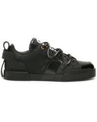 patent calfskin portofino sneakers