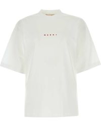 Marni - Organic Cotton T-shirt - Lyst