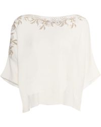 Ermanno Scervino - Cropped Sweater - Lyst