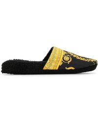 Versace - Medusa Barocco House Slippers - Lyst