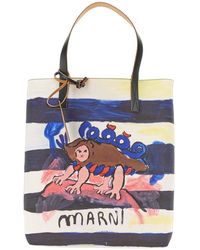Marni - Tribeca Shopping Bag - Lyst