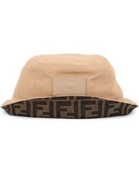 Fendi - Cotton Bucket Hat - Lyst