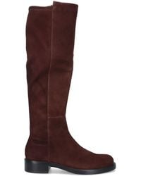 Stuart Weitzman - Knee-High Suede Boots With Minimalist Design - Lyst