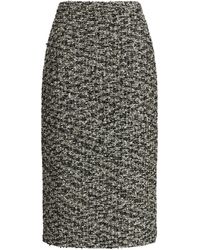 Gucci - Midi Skirt Laminated Bouclé Fabric - Lyst