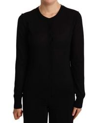Dolce & Gabbana - Elegant Cashmere Cardigan - Lyst