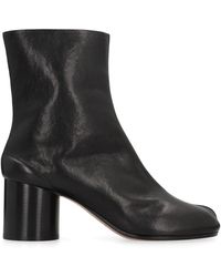 Maison Margiela - Ankle Boots Tabi Leather Cow Hide - Lyst