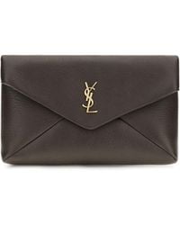 Saint Laurent - Ysl Busta Pouch W_Haka Moira L Lamb Ovis Aries Wallet - Lyst