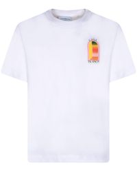 Casablanca - Tennis Club Icon T-Shirt - Lyst