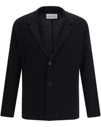 Roberto Collina - Knit Jacket With Lapels Blazers E Vests - Lyst