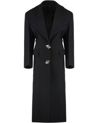 The Attico - Virgin Wool Long Coat - Lyst