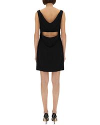Givenchy - Crepe And Satin Dress Acetate - Lyst
