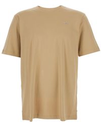DIESEL - 'T-Adjust-Met' T-Shirt With Logo Lettering On The Front - Lyst