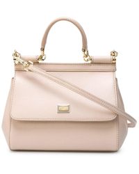 Dolce & Gabbana Mini Sicily Shoulder Bag - Pink