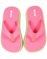 MSGM - Thong Sandals Not Specified - Lyst