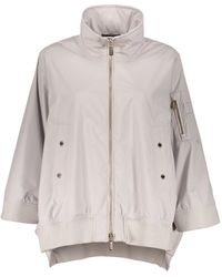 Moorer - Techno Fabric Cape-Coat - Lyst