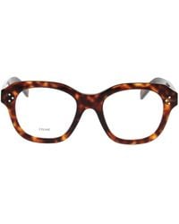 Celine - Square Frame Glasses - Lyst