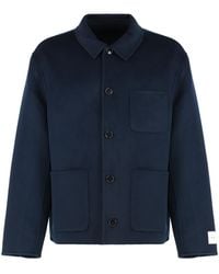Calvin Klein - Jacket Wool-Blend Recycled Wool Bomber - Lyst