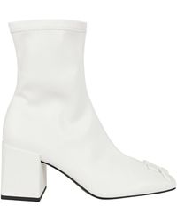 Courreges - Reedition Ac Side Zipped Ankle Boots - Lyst