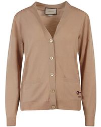 Gucci - V-neck Wool Closure With Buttons Knitwear - Lyst