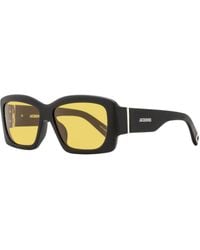 Jacquemus - Croisiere Rectangular Sunglasses Jac60S 005 56Mm Plastic (Acetate) - Lyst