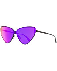 Balenciaga - Cateye Sunglasses Bb0191S 003 99Mm Metal - Lyst