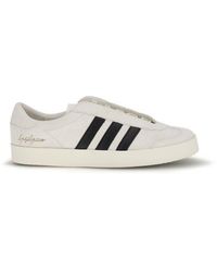 Y-3 - Beige Calf Leather Bos Taurus Low Top Sneakers - Eu43.5/us10.5 - Lyst