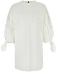 Max Mara - Stretch Nylon Blend Agora T-Shirt Mini Dress - Lyst