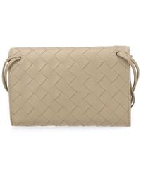 Bottega Veneta - Pochette Andiamo Leather Lamb Clutch Bags - Lyst