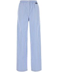 【送料&関税込】Miu Miu White Poplin Pyjama Pant White Poplin Pajama Pants | Miu Miu