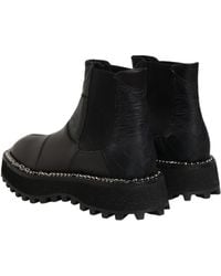 Dolce & Gabbana - Chelsea Boots Leather Slip On Shoes - Lyst