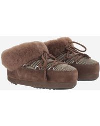 Moon Boot - Mules With Tubular Laces And Padded Collar Polyamide - Lyst