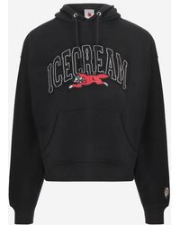 ICECREAM - Cotton Hoodie With Ice Cream Print Sweatshirts - Lyst