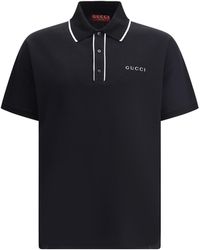 Gucci - Logoed Polo Shirt - Lyst