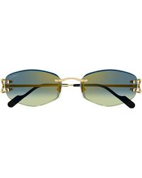 Cartier - Ct0467s Sunglasses - Lyst
