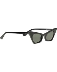 McQueen - Cat-Eye Sunglasses Plastic - Lyst