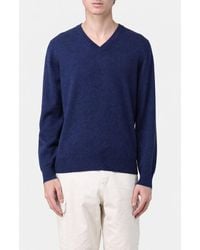 Brunello Cucinelli - Wool V Neck Sweater - Lyst