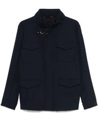 Fay - Short Nylon Stretch Field Jacket - Lyst