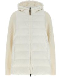 Brunello Cucinelli - Polyester Full-Length Jacket Clothing - Lyst