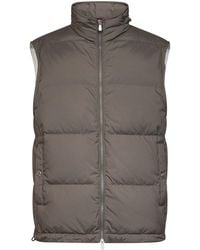 Brunello Cucinelli - Padded Hooded Vest - Lyst