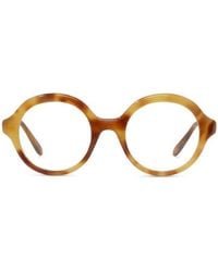 Loewe - Eyeglasses Square Full Rim, Light Havana Frame And Clear Demo Lenses Lens Lw50082I053 Sunglasses - Lyst