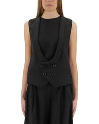 Moschino - Couture Virgin Wool Vest - Lyst
