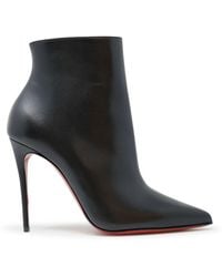 Christian Louboutin - Leather So Kate Booty 100 Ankle Boots - Lyst