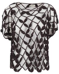 Antonelli - Saponaria Gilet With V Neck And Front Button Closure For - Lyst