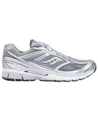 Saucony - Gray Textile Athletic Sneakers - Lyst