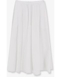 Aspesi - Cotton Long Skirt - Lyst