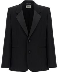Saint Laurent - Wool Blazer Clothing - Lyst