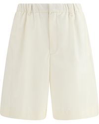 Laminar - Tailored Shorts Polyester; Wool Ovis Aries Bermuda - Lyst
