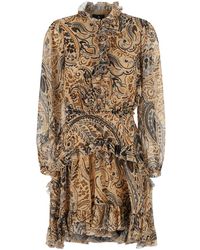 Etro - Mini Dress Polyester - Lyst