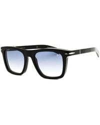 David Beckham - Sunglasses Square Full Rim, Frame And Dark Gradient Lens Db7000/S0Bsc08 - Lyst