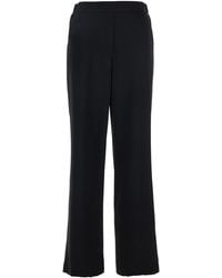 Le Plain - Pants With Elasticated Waist - Lyst